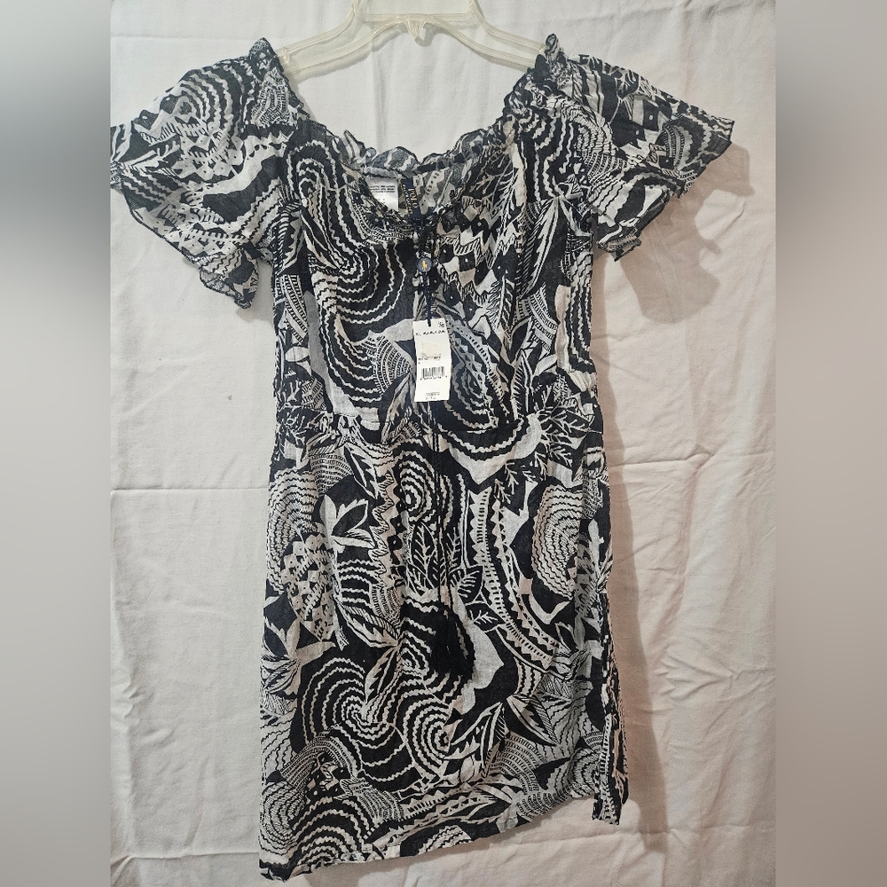 POLO Ralph Lauren, M, Black & White swim cover up